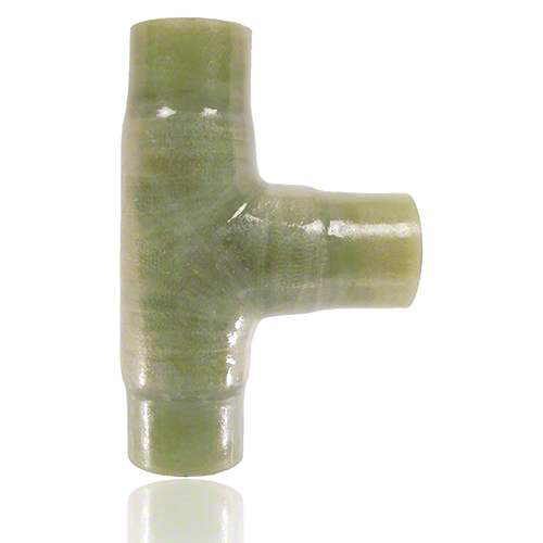 UP-GF T-St&uuml;ck 90&deg; reduziert, DIN 16 966, Form T2, Rohrtyp D, mit Laminatenden, PN 16