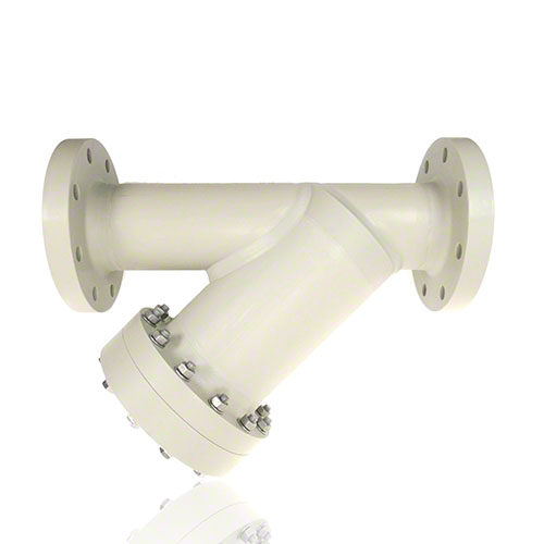 Schr&auml;gsitzschmutzf&auml;nger aus PP mit EPDM Dichtungen