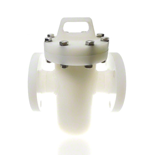 Topfschmutzf&auml;nger aus PVDF mit EPDM Dichtungen