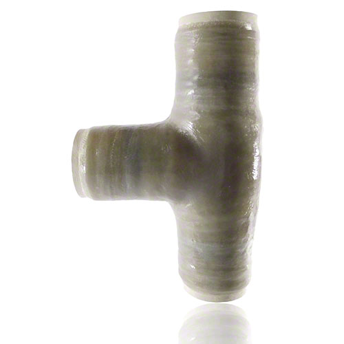 UP-GF-PVCC T-St&uuml;ck 90&deg; DIN 16 966, Form T1, Rohrtyp B, Liner PVCC, mit Laminatende, PN 16