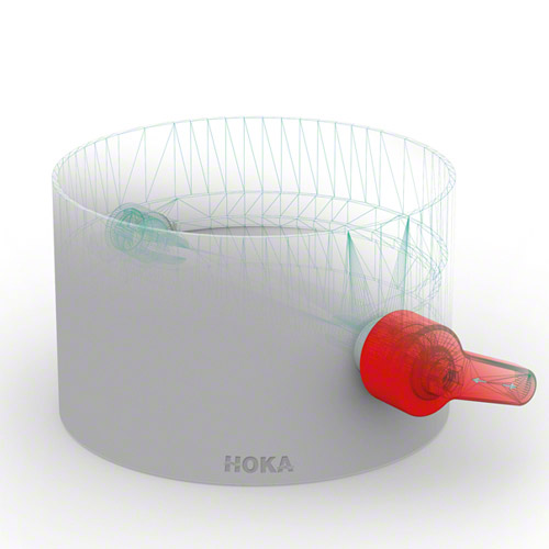 PE&nbsp; Drosselklappe mit Hand- Feststellhebel, beidseitig mit Muffe