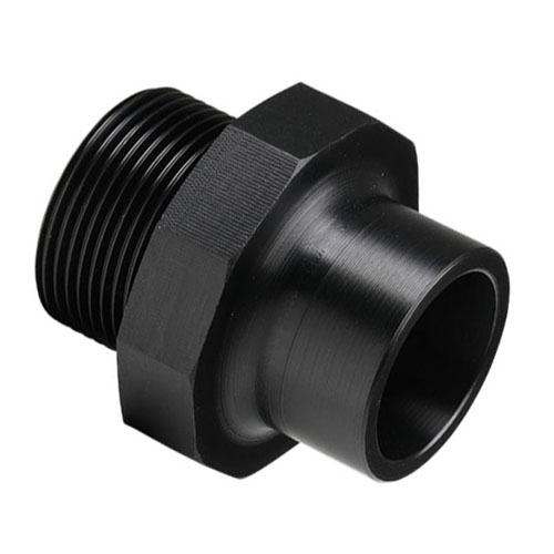 PE-el Gewindenippel, 10 - kant, elektrisch leitf&auml;hig, EPDM Dichtung