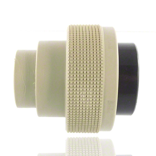 Verschraubung aus PP, au&szlig;en ger&auml;ndelt