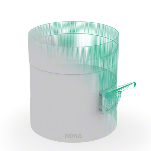 PE&nbsp; Absperrklappe mit Hand- Feststellhebel, beidseitig mit Muffe und umlaufender&nbsp; Lippendichtung