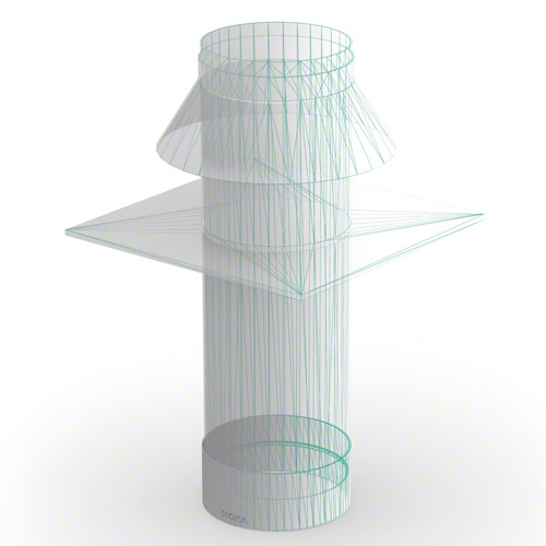 PPs Muffe f&uuml;r Dachaufsatz