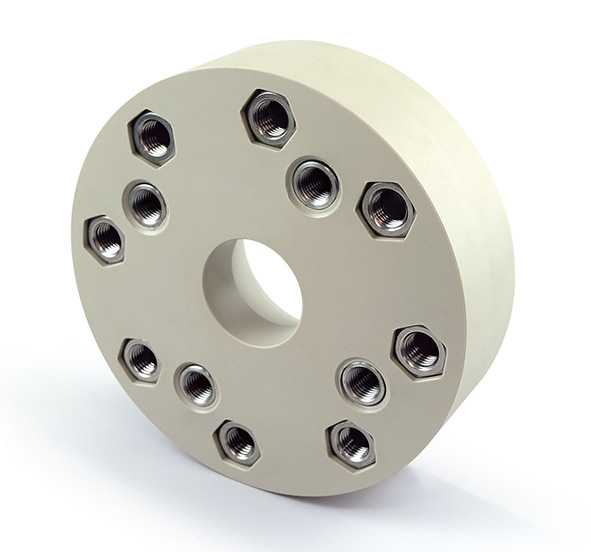 Reduzierflansch aus PP f&uuml;r Flanschverbindungen, PN 10, nach DIN EN ISO 15494