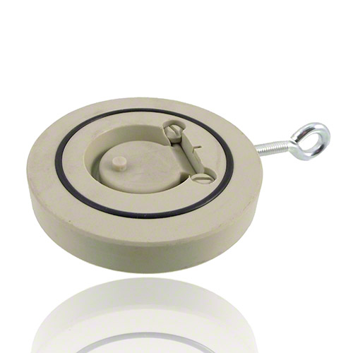 PP R&uuml;ckschlagklappe ohne Feder, EPDM