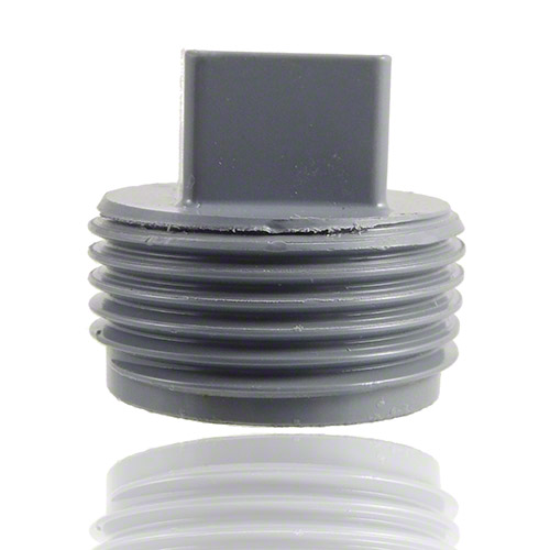 ABS Stopfen mit konischem BSP-Au&szlig;engewinde