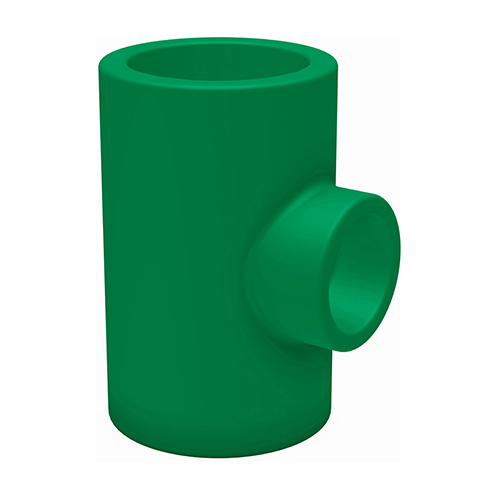 PP-RCT T-St&uuml;ck 90&deg; reduziert, gr&uuml;n